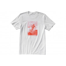 FENDER T-SHIRT JAGUAR SURF WHITE AND RED XXL Футболка