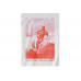 FENDER T-SHIRT JAGUAR SURF WHITE AND RED XXL Футболка