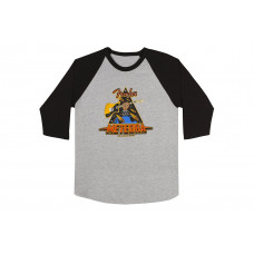 FENDER RAGLAN METEORA GRAY BLACK XXL Лонгслив