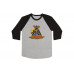 FENDER RAGLAN METEORA GRAY BLACK XXL Лонгслив