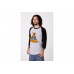FENDER RAGLAN METEORA GRAY BLACK XXL Лонгслив