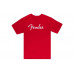 FENDER T-SHIRT SPAGHETTI LOGO DAKOTA RED M Футболка