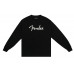 FENDER LONG-SLEEVE T-SHIRT SPAGHETTI LOGO BLACK L Лонгслив