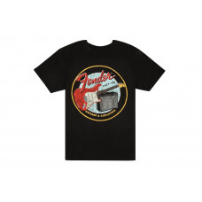 FENDER T-SHIRT 1946 GUITARS AND AMPLIFIERS BLACK M Футболка