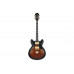 Semi-acoustic electric guitar IBANEZ AS93QMSP DBS