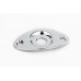Гніздо для гітари FENDER FOOTBALL SHAPE JACK FERRULE CHROME