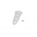 Панель для гітари FENDER JAZZ BASS CONTROL PLATES 4-HOLE CHROME