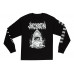 Лонгслів JACKSON SHARKROT LONGSLEEVE T-SHIRT BLACK XL