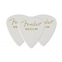 Набір медіаторів FENDER 351 WHITE PICK GROSS MEDIUM (3 PICKS)