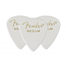 Набір медіаторів FENDER 351 WHITE PICK GROSS MEDIUM (3 PICKS)