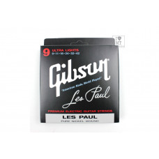 GIBSON SEG-LP9 LES PAUL PURE NICKEL WOUND .009-.042 Струни для електрогітар