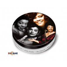 Підставка Jazz Divas - 8 Pieces Coaster Set With Real Vinyl Coasters