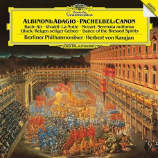 Вінілова платівка Albinoni: Adagio, Pachelbel: Canon / Berliner Philharmoniker - Herbert von Karajan (LP, Album, Reissue, Vinyl)