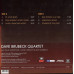 Dave Brubeck Quartet With Paul Desmond, Gene Wright & Joe Morello – 1960 Essen, Grugahalle (Vinyl)