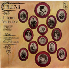 Вінілова платівка Elgar / The London Philharmonic Orchestra / Sir Adrian Boult – Enigma Variations / Introduction & Allegro For Strings (Vinyl)