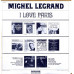 Вінілова платівка Michel Legrand – I Love Paris (Vinyl)