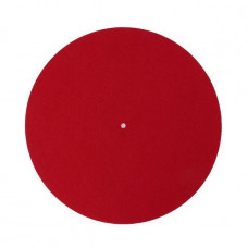 Вінілова платівка Red Turntable Mat Slipmat Audiophile 12'' in Platter Vinyl Record Players Anti-Vibr 77HA