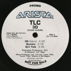 Вінілова платівка TLC – 3D (Clean Album) (2LP, Album, Promo, Vinyl)