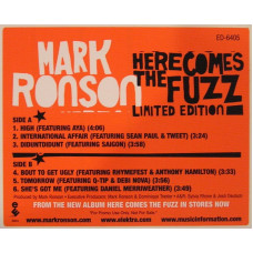 Вінілова платівка Mark Ronson – Here Comes The Fuzz (RPM, Limited Edition, Promo, Sampler, Vinyl)