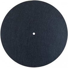 Black Turntable Mat Slipmat Audiophile 12'' in Platter Vinyl Record Players Anti-Vibr 77HA