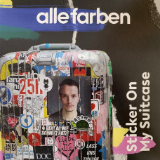Вінілова платівка Alle Farben – Sticker On My Suitcase (2LP, Album, Black/Blue Splattered Vinyl)