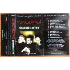 Аудіо касета OOMPH! ?– GlaubeLiebeTod (Cassette, Album) OOMPH! ?– GlaubeLiebeTod (Cassette, Album)