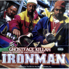 Вінілова платівка Ghostface Killah – Ironman (2LP, Album, Mispress, Reissue, Repress, 180 Gram, Gatefold, Vinyl)