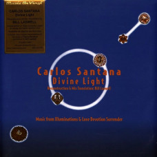 Вінілова платівка Carlos Santana – Divine Light (2LP, Album, Limited Edition, Numbered, Reissue, Orange & Black Marbled Vinyl)
