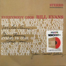Вінілова платівка Bill Evans – Everybody Digs Bill Evans (LP, Album, Limited Edition, Red Vinyl)