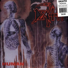 Death – Human (LP, Album, Special Edition, Bone White, Blue Jay And Metallic Gold Splatter Vinyl)