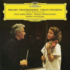 Вінілова платівка Mozart - Anne-Sophie Mutter, Herbert von Karajan – Violin Concertos (No.3 G-dur (G Major) KV 216 • No.5 A-dur (A Major) KV 219) (LP, Reissue, 180g, Vinyl)