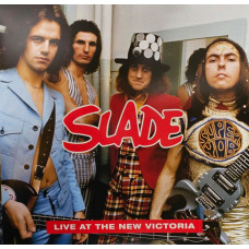 Slade – Live At The New Victoria (2LP, Album, Reissue, Stereo, Transparent Blue Splatter)