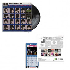 Платівка The Beatles – A Hard Day's Night (LP, Album, 180g, Vinyl) + Календар The Beatles 2025 Calendar (Square Wall Calendar)