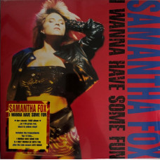 Samantha Fox – I Wanna Have Some Fun (LP, Album, Reissue, Red Vinyl with Black & Yellow Splatter)