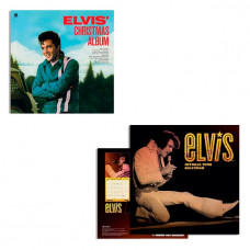 Платівка Elvis Presley – Elvis' Christmas Album (LP, Album, Limited Edition, White Vinyl) + Календар Elvis Presley 2025 Calendar (Square Wall Calendar)