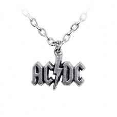 Підвіска на металевому ланцюжку AC/DC: Lightning Logo Pendant