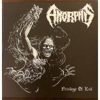 Amorphis – Privilege Of Evil (12", 45 RPM, EP, Reissue, Remastered, Custom Galaxy Effect [Black And White] Merge Vinyl)