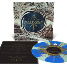 Mastodon – Call Of The Mastodon (LP, Compilation, Limited Edition, Repress, Coke Bottle Green with Aqua Blue Pinwheels and Brown and Metallic Gold Splatter, Vinyl)