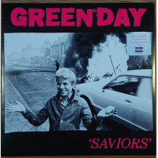 Green Day – Saviors (LP, Album, Limited Edition, Pink/Black Marbled)