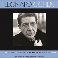 Leonard Cohen – Live At The Complex - Los Angeles April 18, 1993 (LP, Album, Limited Edition, Blue Vinyl) Leonard Cohen – Live At The Complex - Los Angeles April 18, 1993 (LP, Album, Limited Edition, Blue Vinyl)