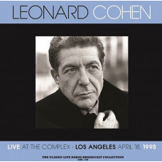 Leonard Cohen – Live At The Complex - Los Angeles April 18, 1993 (LP, Album, Limited Edition, Blue Vinyl)