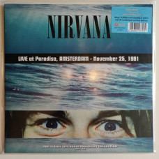 Nirvana – Live At Paradiso, Amsterdam, November 25, 1991 (LP, Limited Edition, Numbered, Reissue, Turquoise Marble, 180g Vinyl) Nirvana – Live At Paradiso, Amsterdam, November 25, 1991 (LP, Limited Edition, Numbered, Reissue, Turquoise Marble, 180g Vinyl)