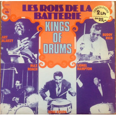 Various – Les Rois De La Batterie - Kings Of Drums (Vinyl, 2LP, Compilation)