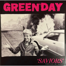 Green Day – Saviors (Edition De Luxe) (2LP, Album, Deluxe Edition, Limited Edition, Hot Pink With White Splatter, Vinyl)